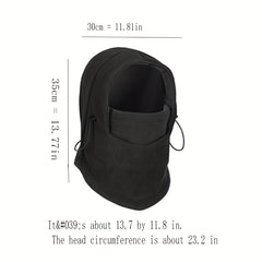 Winter Fleece Windproof Warm Headgear for Outdoor Cycling Skiing