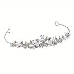 Bridal Rhinestone Pearl Headband Tiara Wedding Accessories