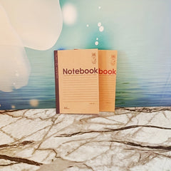 2pcs Horizontal Grid Notebook for School Study Thick & Durable