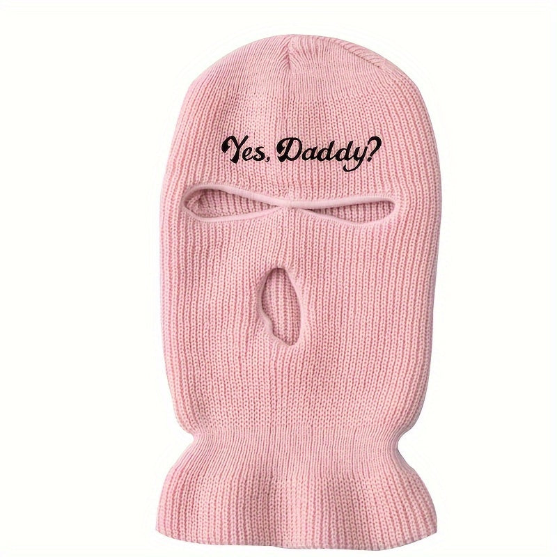 Knitted Balaclava Hat Full Face Cover Winter Outdoor Skiing Sports Mask