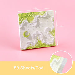 50 Sheets Sticky Notes 3x3 Tearable Painting Style