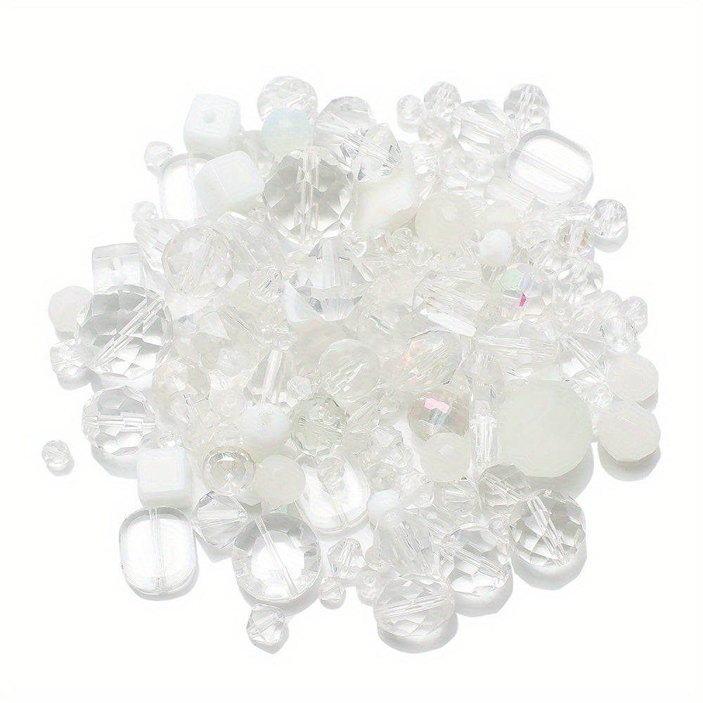 45g Crystal Glass Beads Set - DIY Jewelry Making Accessories