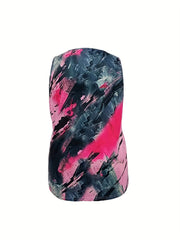  Tie Dye Round Neck Tank Top for Women