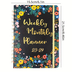 A5 Coil Notebook Weekly Planner English Book