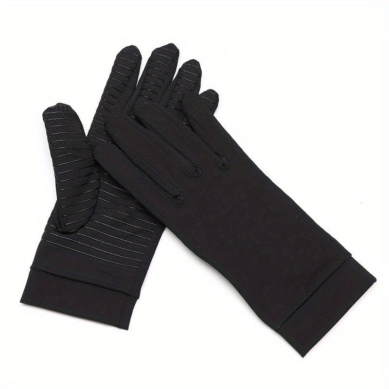 Copper Fiber Full Finger Health Care Gloves