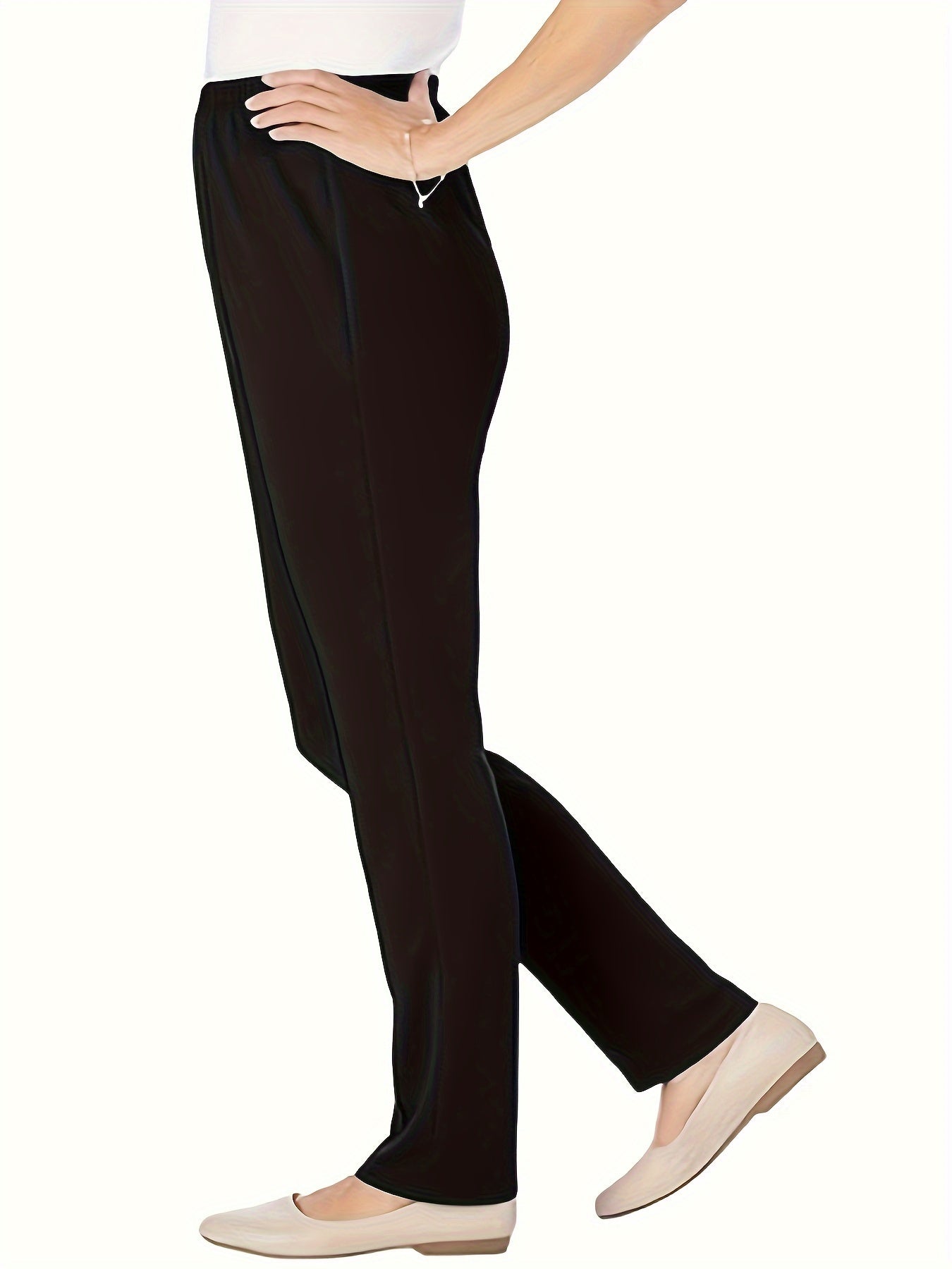  Women's Elastic Waist Trousers
