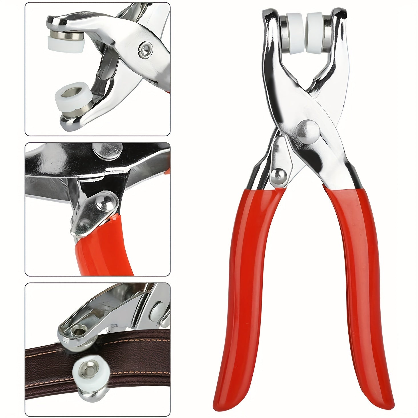 51pcs Alphabet Snap Kit w/ Pliers Tool Metal Snap Fastener Set for Leather Sewin