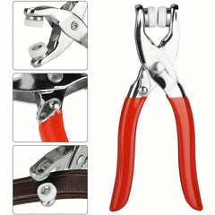 51pcs Alphabet Snap Kit w/ Pliers Tool Metal Snap Fastener Set for Leather Sewin