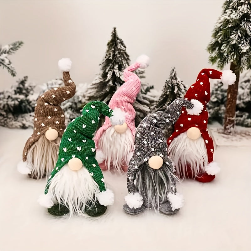 1pc Gnome Plush Doll Christmas Ornaments Holiday Decor
