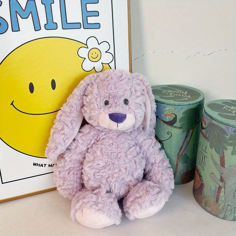 Healing Plush Rabbit Soft & Huggable Purple Rabbit Plush Doll