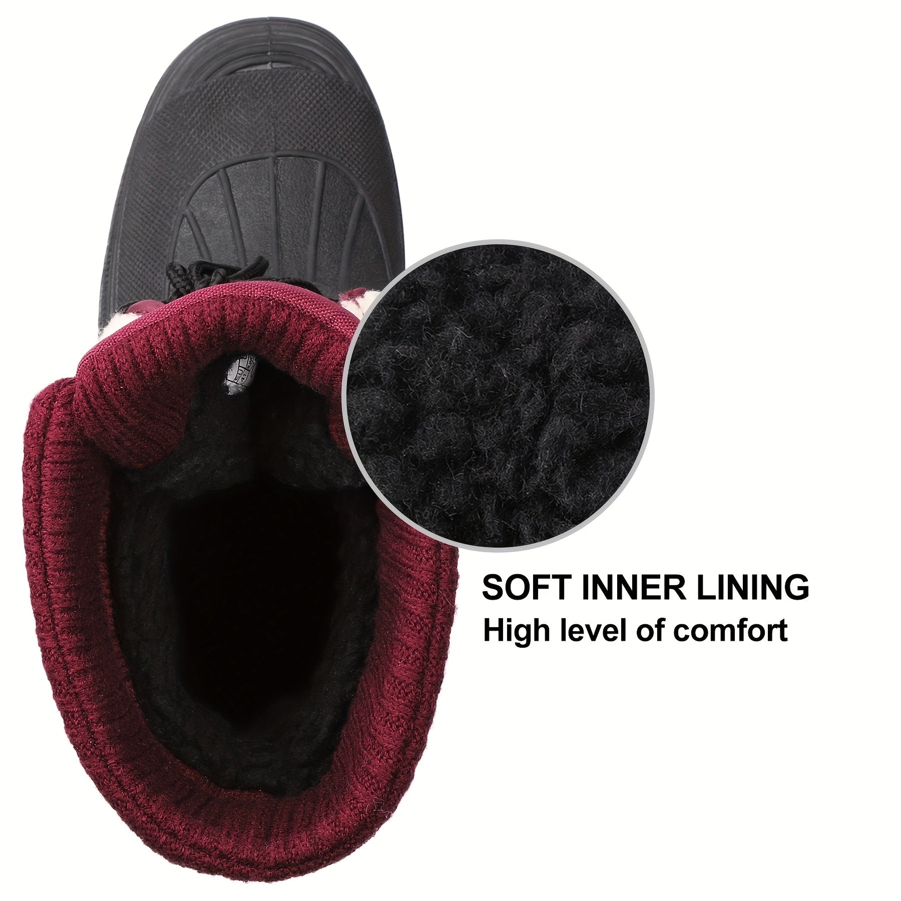 Non Slip Snow Boots Warm Platform Comfortable Winter High Tube Snow Boots