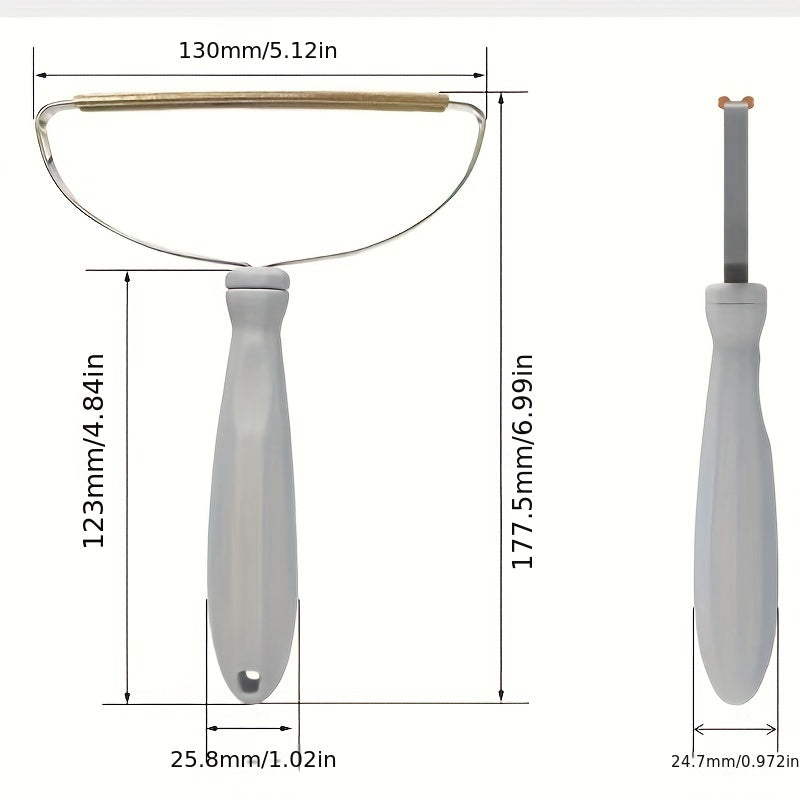 Reusable Hair Scraper for Pets and Carpets - Cleaning Tool