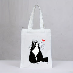 Cat Series Canvas Bag For Men