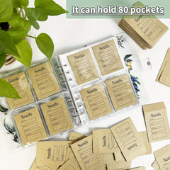 Seed Storage Organizers Resealable Self Sealing Seed Envelopes
