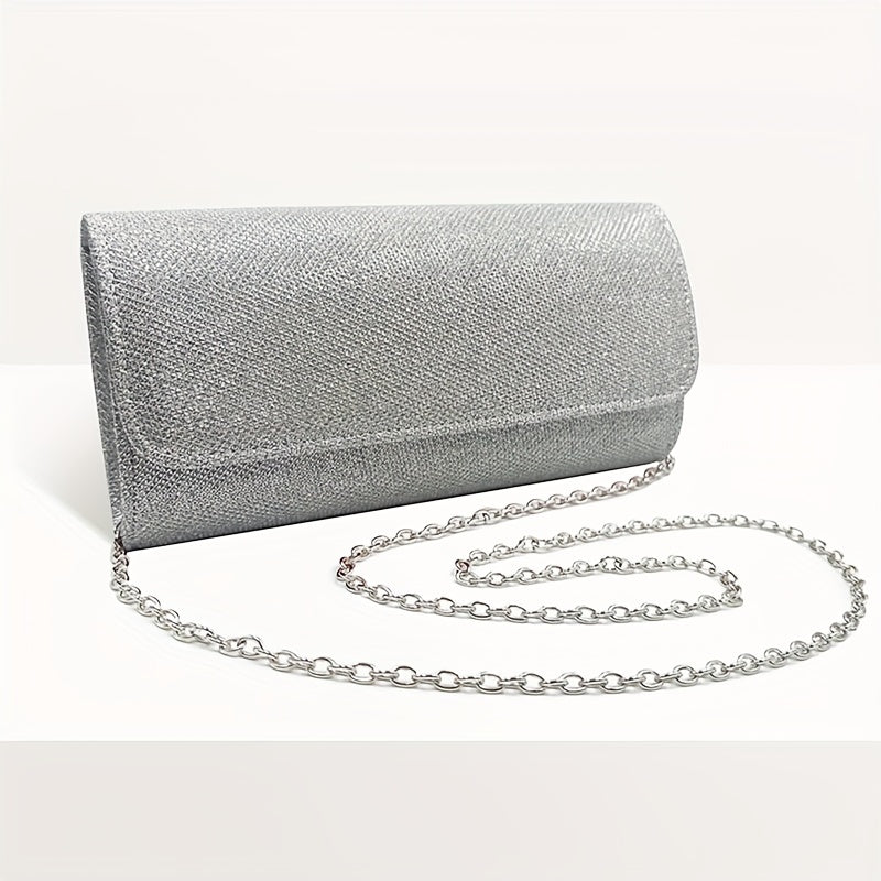 Chic Glitter PVC Evening Bag Women's Clutch for Party