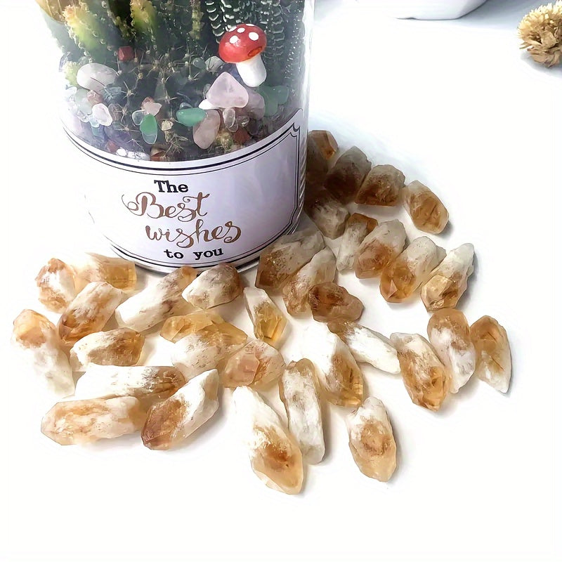 Natural Topaz Raw Stone Crystal Rough Point Bulk Reiki Mineral Specimen