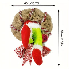 Christmas Thief Wreath Front Door Decoration Family Gathering Decoration