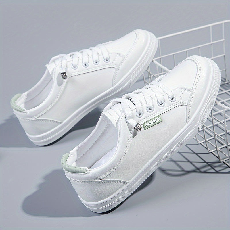 Women's Lace Up Walking Shoes Casual Flat Skate Shoes
