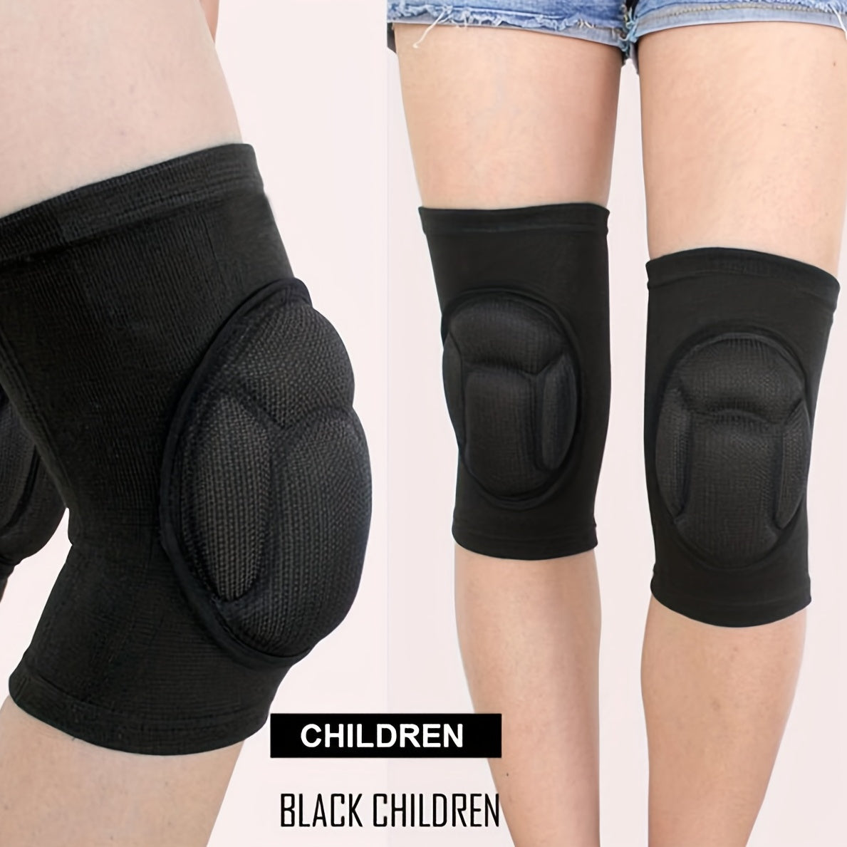 1pair Unisex Thickened Knee Pads for Maximum Protection