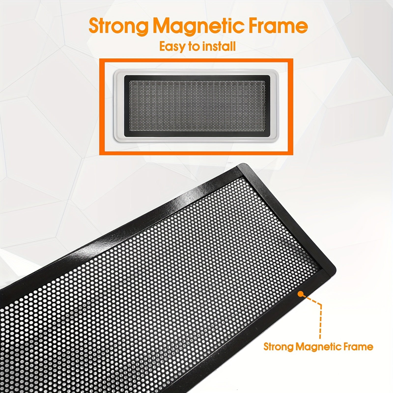 4pc Magnetic Air Vent Covers for Home - Anti Insect Filters