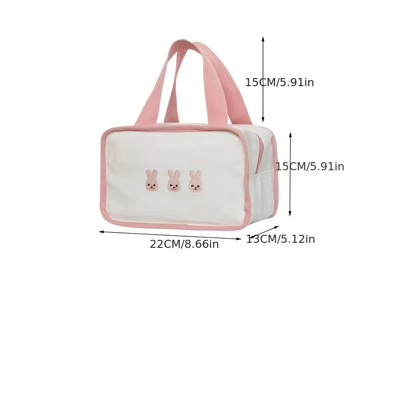 Little Bear Thermal Bag Mommy Handbag Baby Travel Double Insulation Bento Bag