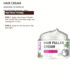 Hair Fuller Cream With Biotin Repairs Damaged Hair
