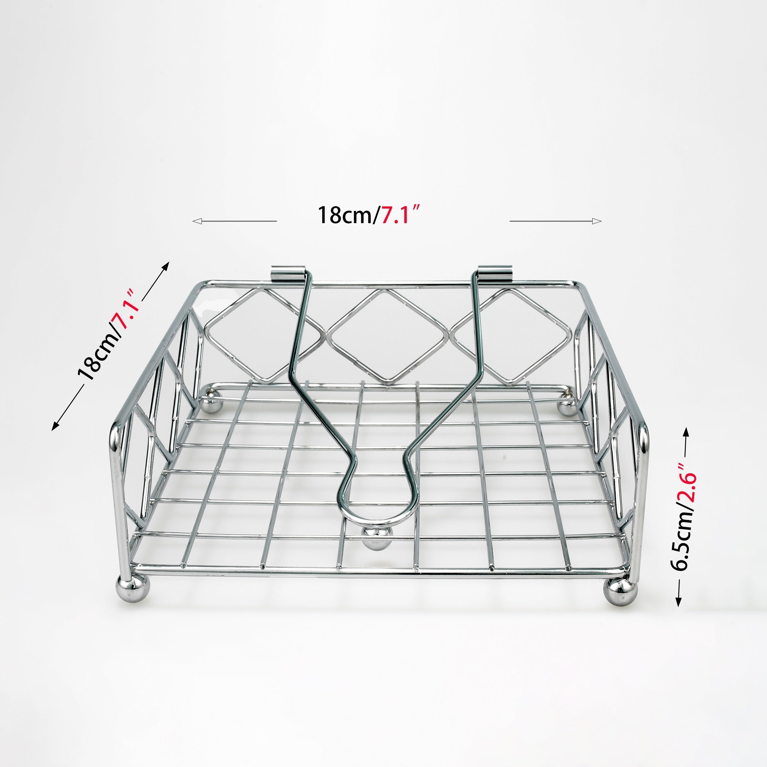 Modern Napkin Holder Metal Paper Napkin Organizer For Kitchen
