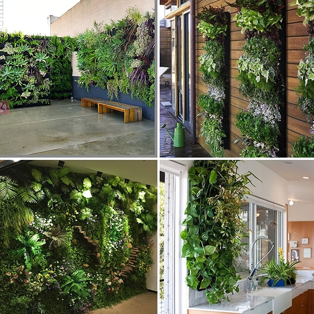 1pc Hanging Vertical Garden Wall Planter with 6 Pockets
