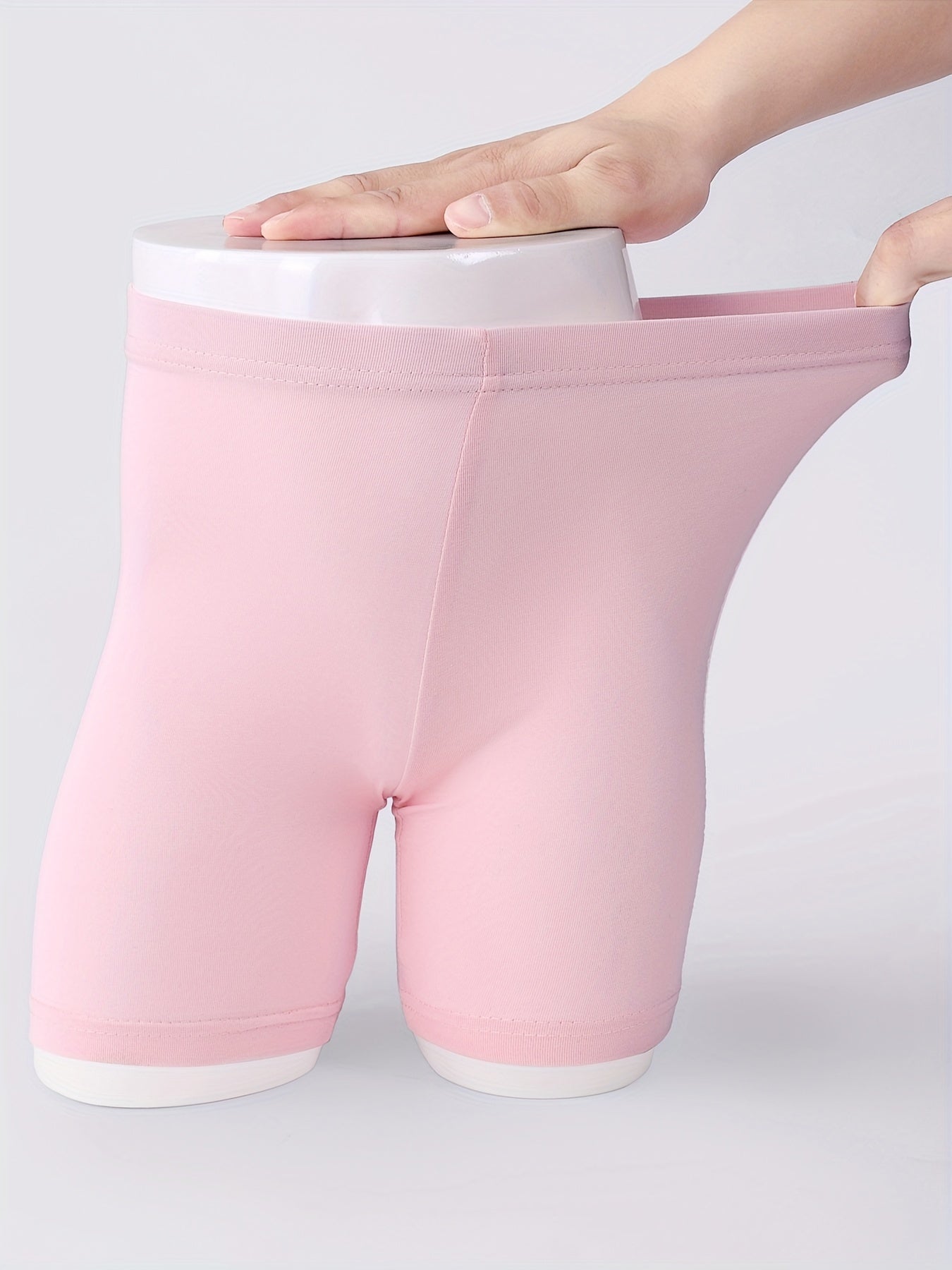 7pcs Girls Bike Shorts High Stretchy Tight Fit Legging Shorts