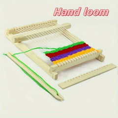 DIY Wooden Fabric Machine Technology Small Material Wood Textile Machine
