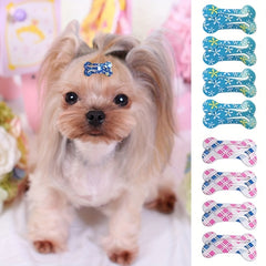 Pet Hair Clips - 10 Pack for Puppy or Kitten Grooming