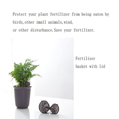 10pcs Plastic Bonsai Fertilizer Box with Lid