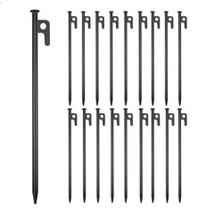 4pcs Steel Tent Nails Heavy Duty Awning Stakes - Outdoor Hiking Gardening Canopy