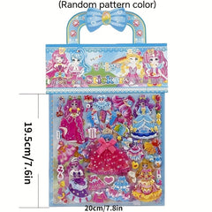 Dress Up 3D Sticker Activity Set for Kids - Random Christmas Halloween Themes