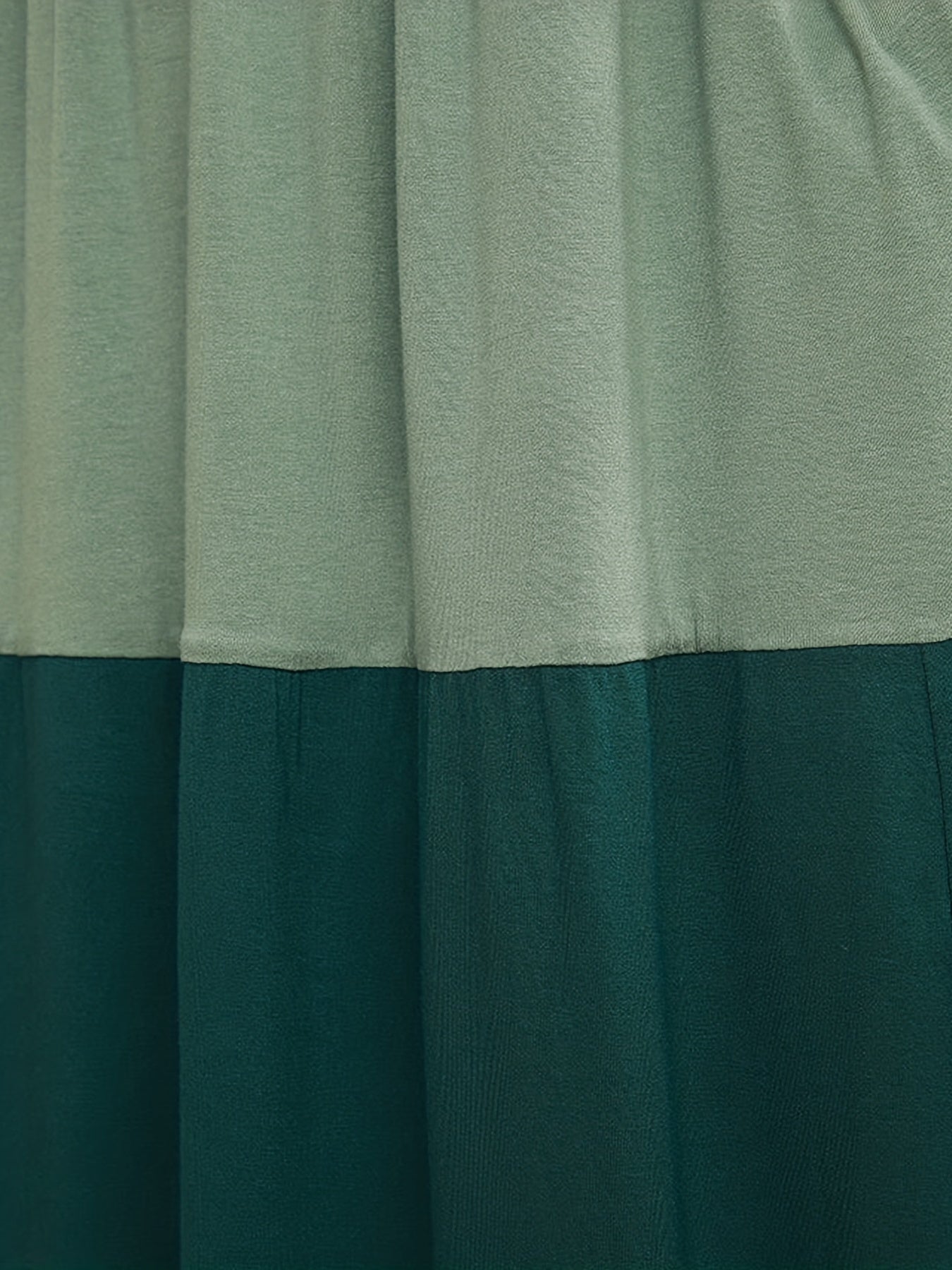  Colorblock V Neck Maxi Tank Dress