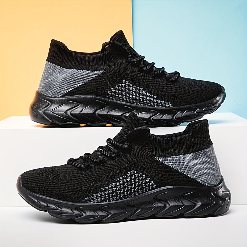 Men's Lace up Sneakers Athletic Shoes Lightweight Breathable