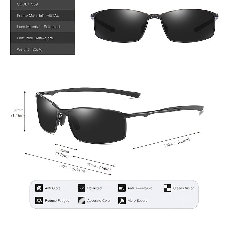 Polarized Sunglasses Men's Driving Glasses Night Vision Glasses