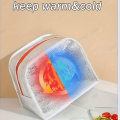 Game Print Insulated Lunch Bag Thermal Cooler Tote Work School Durable Polyester