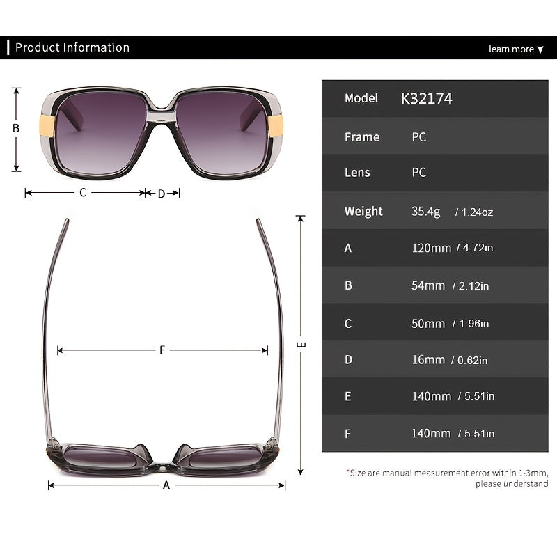 Stylish Thick Rim Sunglasses for Women