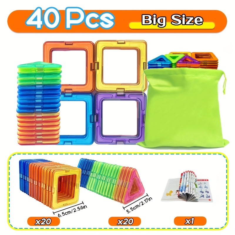 Magnetic Blocks Constructor Set Toys For Boys