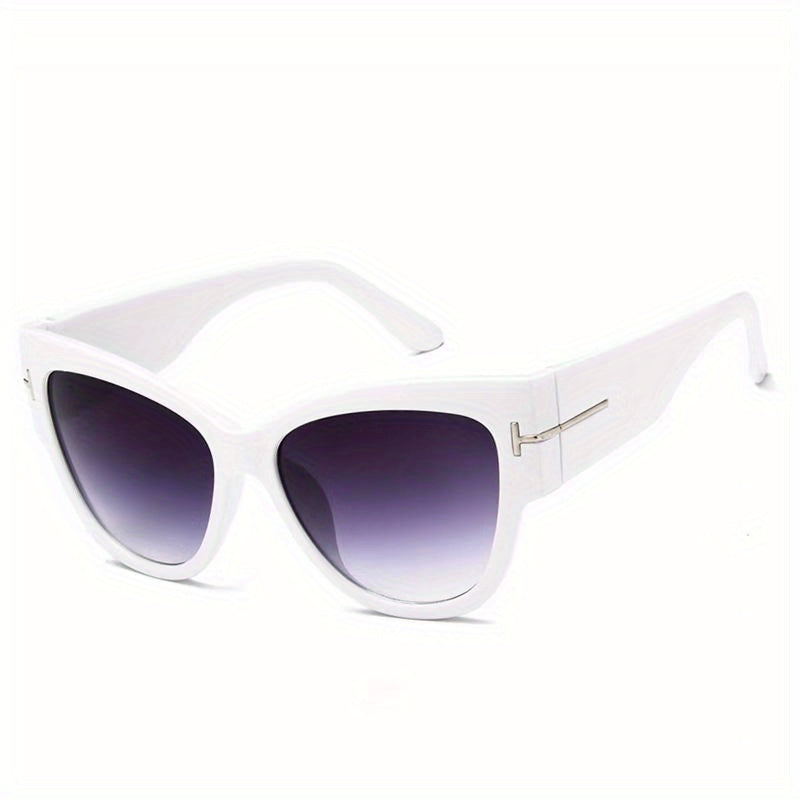 Oversized Cat Eye Sunglasses Women Gradient Lens Outing Fishing Sports Sunshade