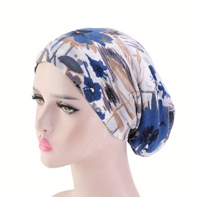 Satin Lined Beanie Double Layer Soft Skull Cap Women Turban Cap