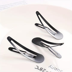 20pcs Solid Hair Clips Hair Snap Clip Non Slip Hair Decoration Accessories