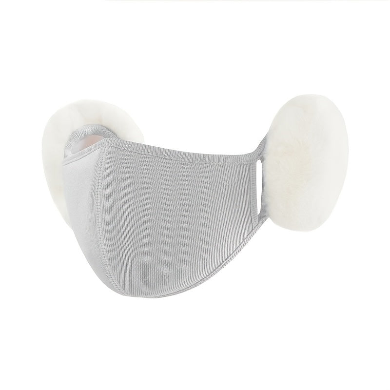 Winter Thermal Face Mask with Ear Muffs - Cold Weather Protection