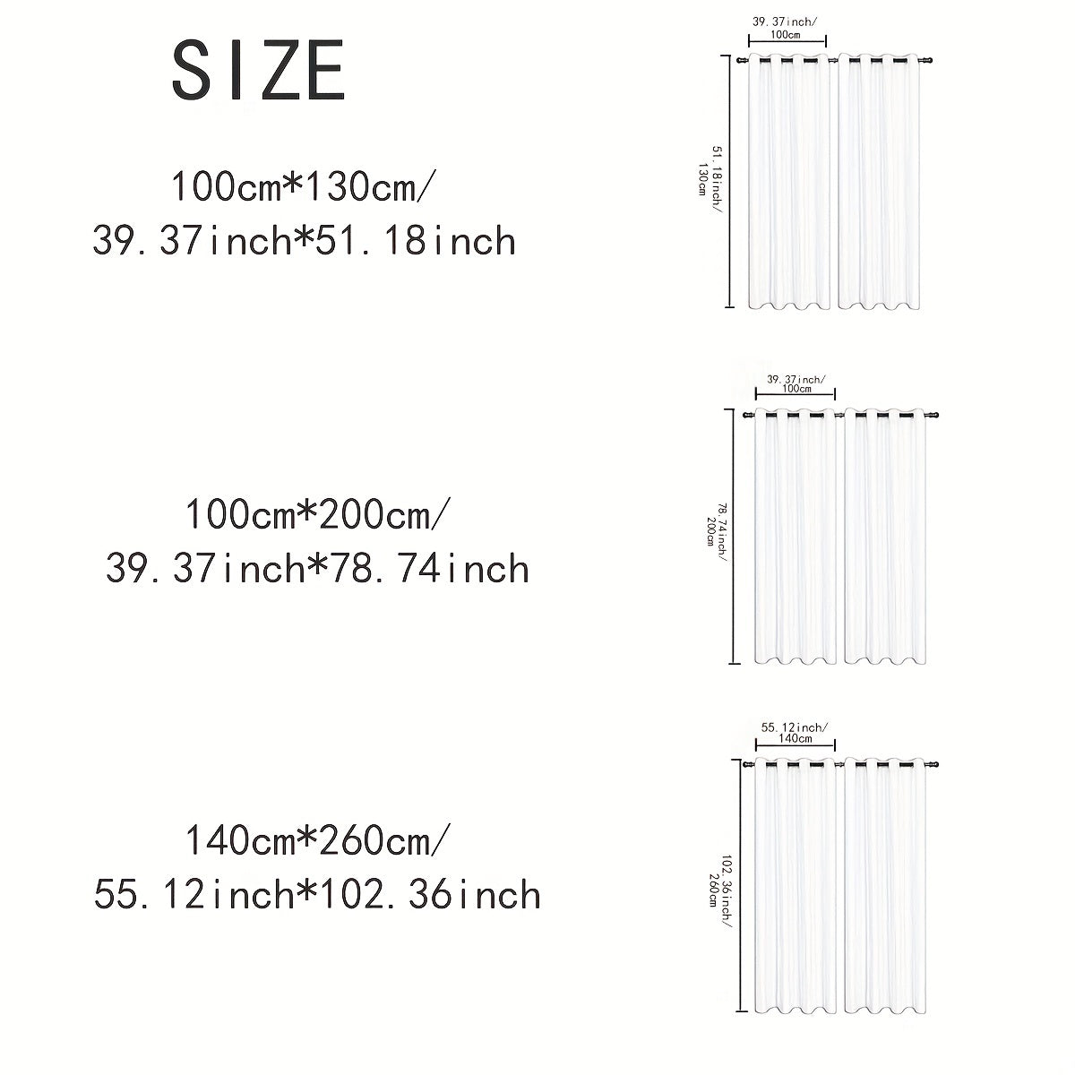 Stylish Solid Curtain for Sliding Doors and Balconies - Home Decor