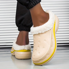 Women's Warm Hole Shoes Comfortable Thickened Casual Outdoor Shoes
