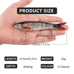 Bionic Fish Hard Bait 13 23g Simulation Lure Bait Three Hooks Fishing