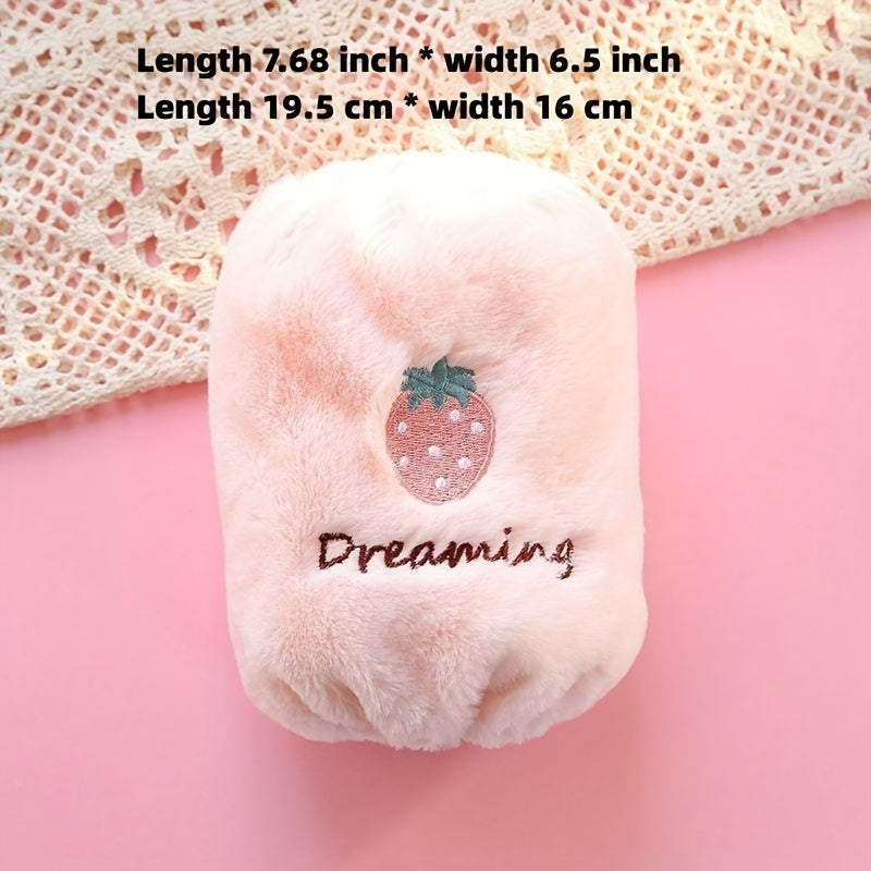 Embroidered Plush Sleeves Baby Student Warm Winter Elasticity