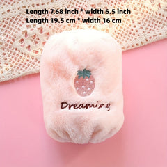 Embroidered Plush Sleeves Baby Student Warm Winter Elasticity