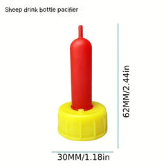 Animal Rubber Pacifier Nipples for Sheep Goat Pup Dog
